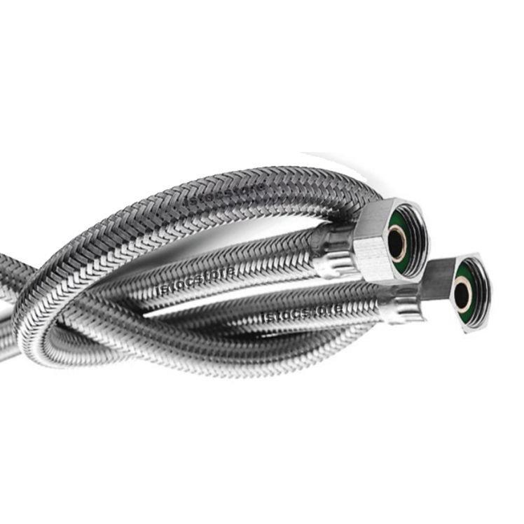 1metre Paslanmaz Çelik Tel örgü Flex Klozet Hortumu 3/8-3/8 100cm Kalite Banyo Sıhhi Tesisat Hortumu