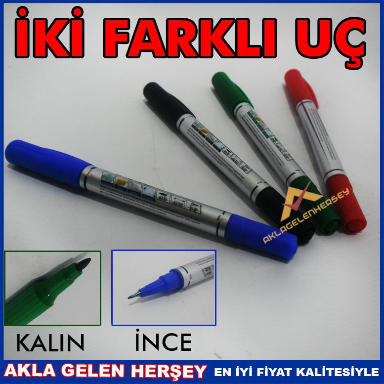 HER YÜZEYE UYGULANAN 4LÜ ÇİFT TARAFLI KALEM SETİ