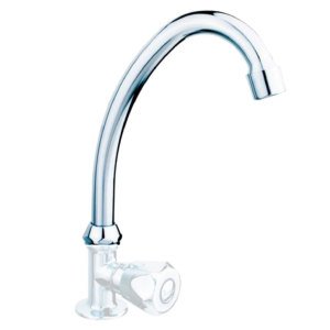 Krom Kaplama Döner Kısa Kuğu 22cm Uzunluğunda Kuğu Batarya Borusu Klasik Duvardan Musluk Borusu