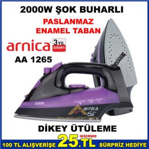 ARNİCA AA1265 PUFPUF PLUS 2000W ŞOK BUHARLI ÜTÜ