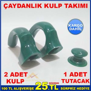 ARYILDIZ ÇAYDANLIK KULP TAKIMI ve KAPAK TUTACAĞI