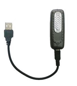 Füme Oval Lighter Gazsız USB Kablolu Rüzgarda Yanabilen Çakmak
