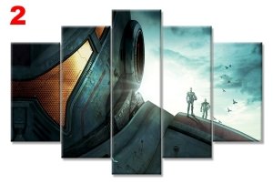 PACIFIC RIM 7 STİL 5 PARÇALI KANVAS TABLO