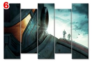 PACIFIC RIM 7 STİL 5 PARÇALI KANVAS TABLO