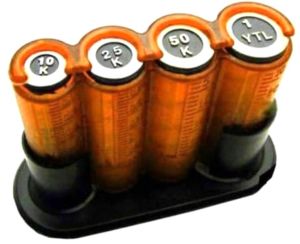 Seyyar veya sabitlenebilir 4 bölmeli bozuk para otomatı,sabit+hareketli 2 parçadan ölçekli paramatik