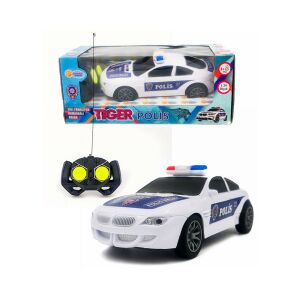 1:24 Uzaktan Kumandalı Ful Fonksiyon Pilli Tiger Polis Arabası Oyuncak