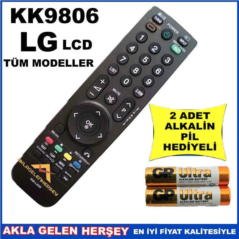 LG LCD-PLAZMA TELEVİZYON KUMANDASI KK9806
