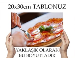 PİZZA AKDENİZ 7 değişen ölçü ORİJİNAL KANVAS TABLO
