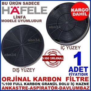 HAFELE ANKASTRE DAVLUMBAZ FİLTRESİ LİNFA MODEL FİLTRE