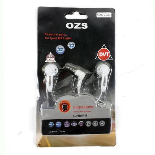 Ozs Stereo Çift Kulak Kulak İçi Kulaklık 3.5 mm Aux Kaliteli