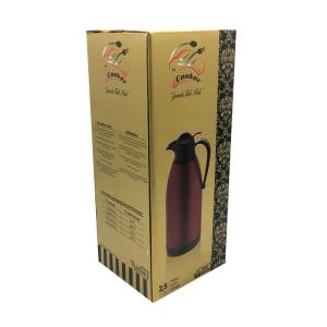 Sıcak Soğuk Muhafazalı Cooker Çelik Termos Sürahi Tipi 2,5 lt İçi Dışı Çelik Kaliteli Termos