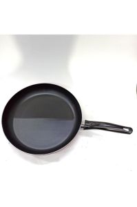 Teflon 30 Cm Çapında Piyasa Malı 1.5 Mm Ince Aliminyum Kızartma Tavası
