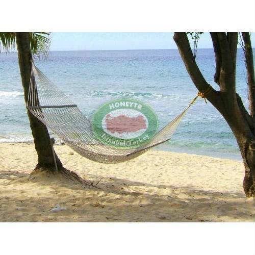 Ucuz Hamak 90x200cm Sağlam Polyester İp Örgülü Salıncaklı Hamak