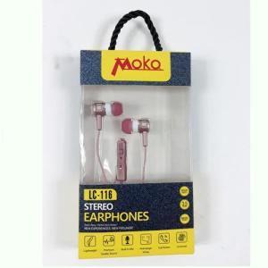 Moko Stereo Çift Kulak Kulak İçi Kulaklık 3.5 mm Aux Kaliteli