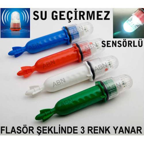 Bağ-Bahçe Koruyucu Domuz Kaçıran Işık Su Geçirmez Işık Sensörlü Trafik Araç Kaza Flaşör Uyarı Işığıı