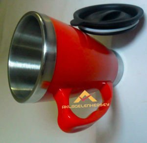 ÇELİK İÇ YÜZEY TERMOS BARDAK SEYAHAT KUPASI 10B