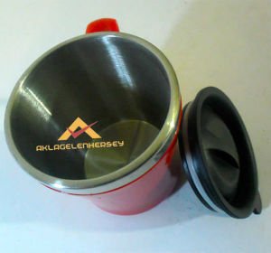 ÇELİK İÇ YÜZEY TERMOS BARDAK SEYAHAT KUPASI 10B