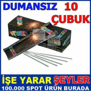 KUTLAMALAR PARTİ ve DOĞUM GÜNÜ İÇİN 10 ADET YILDIZ SAÇAN 1.KALİTE DUMANSUZ TEL MAYTAP