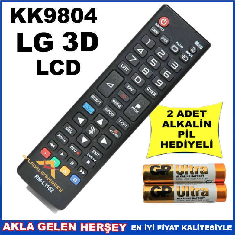 LG LCD-PLAZMA TELEVİZYON KUMANDASI KK9804