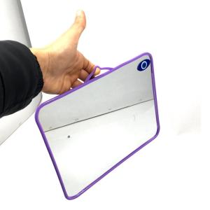 Plastik Çerçeveli Kare Askılı Ekonomik Ucuz Banyo Aynası 26x22 cm