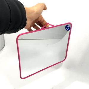 Plastik Çerçeveli Kare Askılı Ekonomik Ucuz Banyo Aynası 26x22 cm