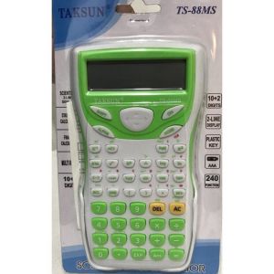 Bilimsel Taksun 240 Fonksiyonlu 12 Haneli Kapaklı Renkli Taşınabilir Hesap Makinesi TS-88MS