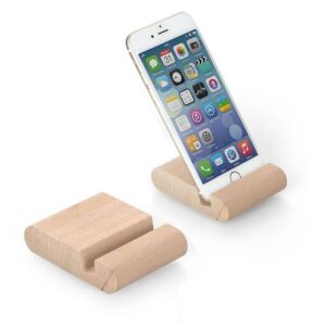 8x8 cm Dayanıklı  Ahşap Cep Telefon Ve Tablet Tutucu Telefon Standı 1 Adet