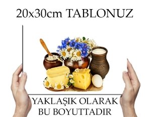 PEYNİR YAPIYORUZ 7 değişen ölçü ORİJİNAL KANVAS TABLO