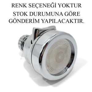 Tasarruflu Oynar Başlık Tazyikli Eviye Musluk Spiral Batarya Ucu 3 Fonksiyonlu Musluk Başlığı