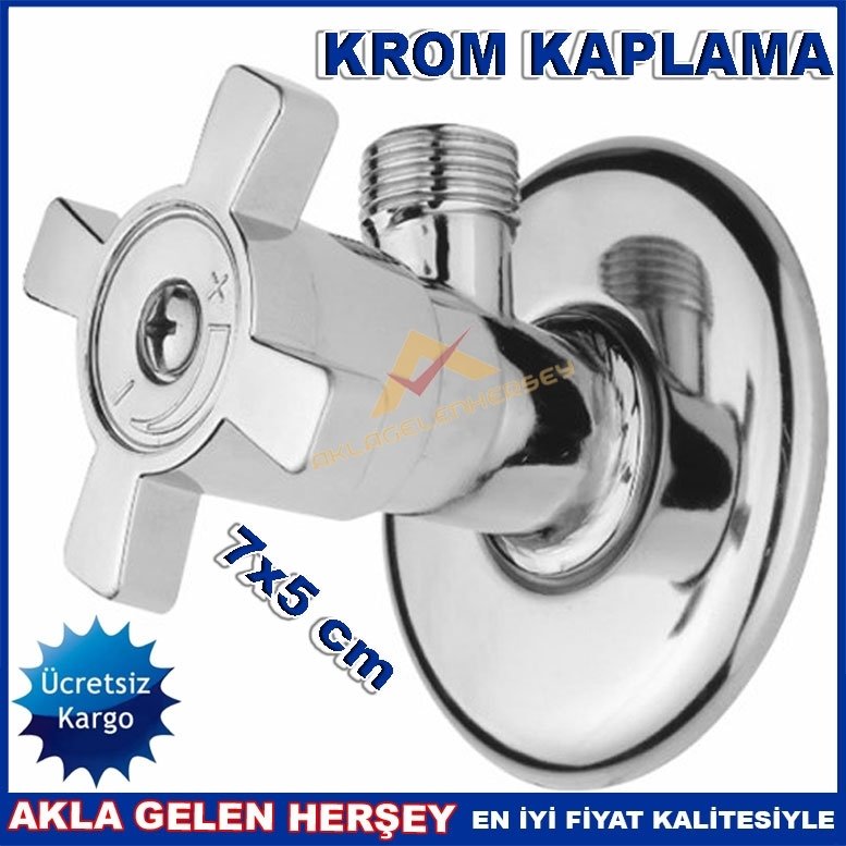 KROM KAPLAMA ARTI ŞEKLİNDE TAHARET MUSLUĞU  KD