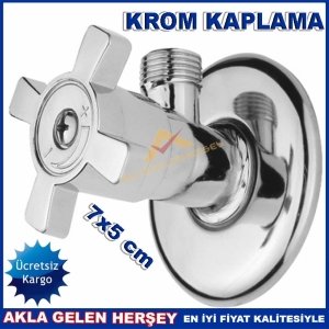 KROM KAPLAMA ARTI ŞEKLİNDE TAHARET MUSLUĞU  KD