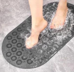 Ayaklara Masaj Yapan Vantuzlu Kaydırmaz Banyo Duş Paspası Deri Yenileyici Silikon Dokulu Masajlı Bath Mat