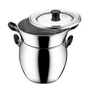 Alüminyum Kuskus Tenceresi 4 Litre Özel Üretim 3 Parça Paslanmaz Her Tür Ocağa Uygun %100 Türk Malı