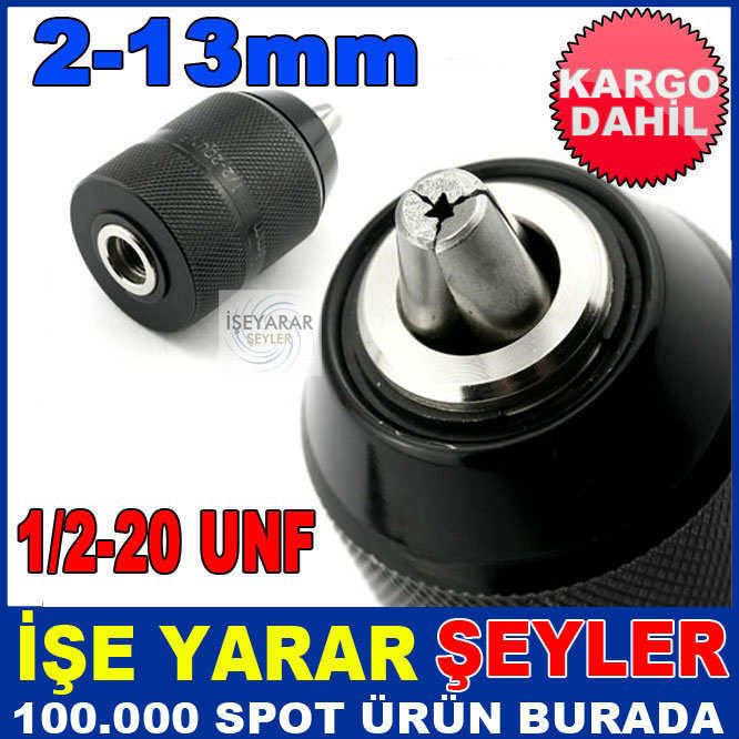 2-13mm PROFESYONEL MATKAP KAFASI MANDRENİ -2