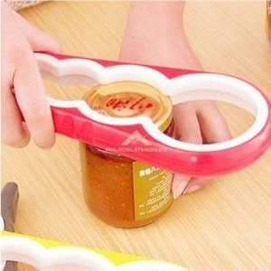 Silikon ve Kaymaz Konserve Kavanoz Kapağı Açacağı Kapak Açacağı