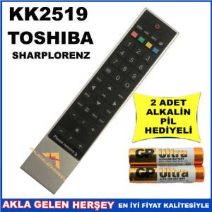 TOSHIBA LCD-PLAZMA TELEVİZYON KUMANDASI KK2519