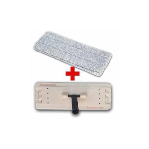 Tablet Mop için Plastik Cırtlı Başlık+1 adet Microfiber Yedek Set Tüm Tablet Moplara Uygun Orijinal