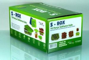 S-Box 10 Lu Saklama Kabı Sebze Ve Meyve Saklama Kabı