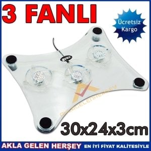 Ücretsiz Kargo AVEC ŞEFFAF PLASTİK NOTEBOOK SOĞUTUCU PAD