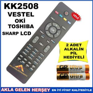 VESTEL-TOSHIBA LCD TELEVİZYON KUMANDASI KK2508