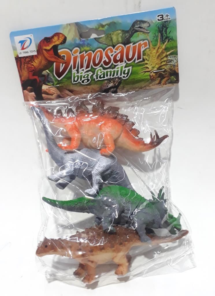 6x15cm Büyük Dinozor Ailesi Seti kaliteli plastik