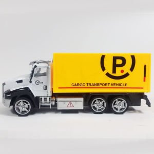 DieCast Metal Kasa Hareketli Açılır Kapanır Arka Kapaklı Çek Bırak Oyuncak Kargo Kamyonu