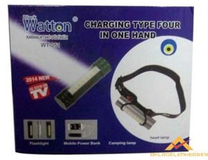 PROFESYONEL ŞARJLI KAFA FENERİ GÜÇLÜ POWERBANK-1