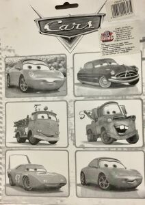 4cm 6'lı Şimşek Mcqueen Oyuncak araba seti eğitici ve öğretici eğlenceli arabalar seti