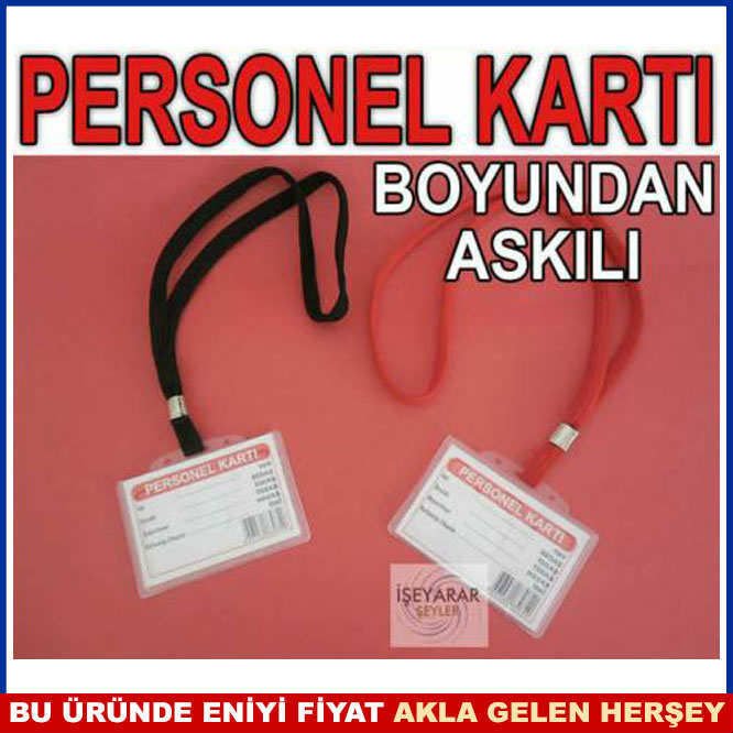 kırılmayan özel plastikten üretim kumaş boyun askılıklı şeffaf personel kimlik kartı kılıfı çizilmez