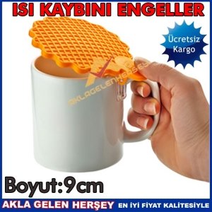 Ücretsiz Kargo PLASTİK 9cm ISI ÖNLER TOZ GEÇİRMEZ KUPA KAPAĞ