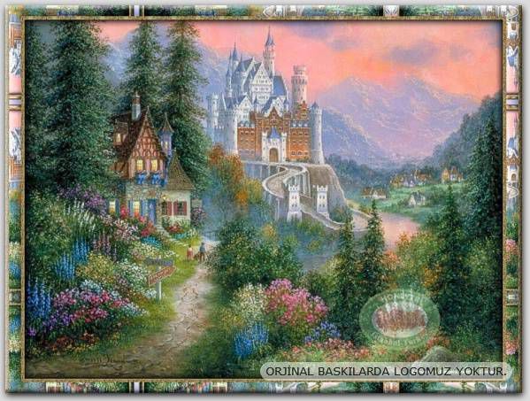 100x70cm ÇERÇEVELİ CANVAS TABLO FANTASY B000739