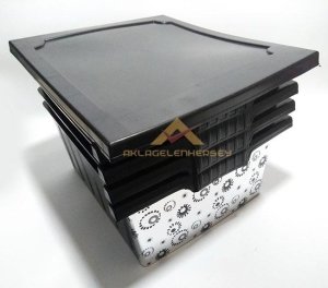 BÜYÜK BOY 4 ÇEKMECELİ TEKERLEKLİ METALİZE DESENLİ KOMİDİN