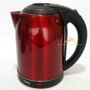 RAKS KIRMIZI GİZLİ REZİSTANSLI ÇELİK KETTLE 1.8L