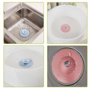 Silikon Süzgeçli Lavabo Banyo Tıkacı Evye Küvet Gider Tıpası
